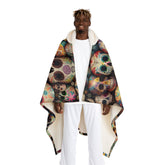 Carmen Dulcero - Sugar Skull Hooded Sherpa Blanket